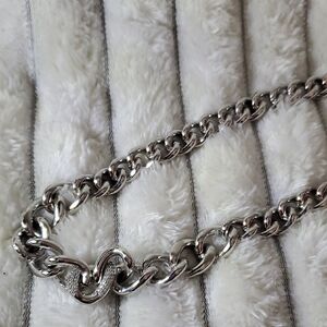 Chunky Silver Chain Necklace